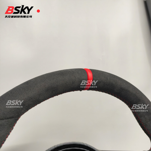 Volante in Pelle Scamosciata Migliorato Adatto per Porsche Panamera Cayenne Macan 718 Cayman Targa 918 911 Boxster 981 718 958 957 997 - Product Image 3