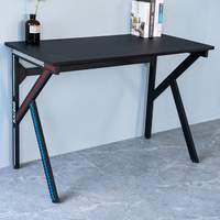 Bureau de jeu moderne en forme de K en gros de Chine Table de bureau électrique en bois et extensible pour l'application de villa