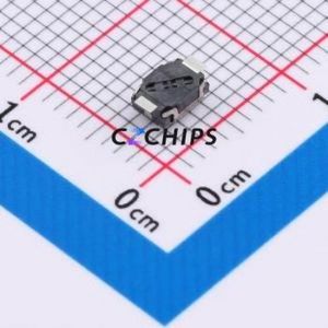 C4A202110 Tactile Switch SMD,3.9x3mm Switch Single Pole Single Throw Round Button 2.6N Vertical Mount - Product Image 2