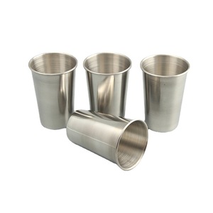 Tazas de acero inoxidable, 86x60x125mm, botellas de agua portátiles para viaje, juego de tazas de cerveza para uso en exteriores - Product Image 4