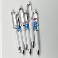Vente chaude Fournitures De Bureau Thème De La Santé 3D Modèle De Cerveau Stylo Cadeau Publicitaire Stylo À Bille Flottant avec Logo Personnalisé Neurologie