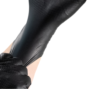 8 Mil tek kullanımlık otomobil endüstriyel turuncu nitril garaj görev araba tamir kullanımı ağır mekanik kimyasal geçirmez eldiven - Product Image 5