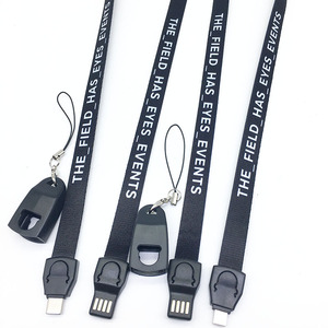 3 in 1 Lanyard Charger Cable Neck Strap Personalized Custom Charger Usb c Cable for Elites Like New Products