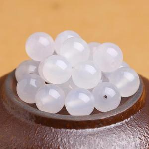 Perles en pierre d'agate naturelle rouge, verte, noire, jaune et blanche en gros pour bracelets et colliers faits main DIY - Product Image 2