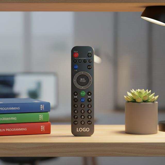 Cheap Price Voice Command Universal Remote Controller for TV Box LED TV Home Automation Silicone Customizable Buttons Logo