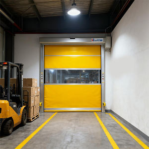 Airtight PVC Brush Door for Internal Partition, Minimizing Energy Loss Between Production and Assembly Areas - Product Image 3