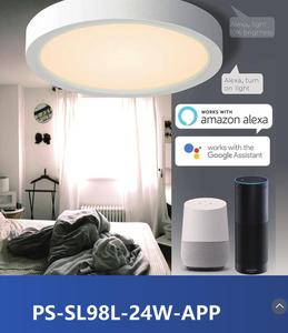 Plafoniera Tuya con lampada da soffitto Smart <span class=keywords><strong>Alexa</strong></span> WiFi 12W, 18W, 24W, 36W, APP accendi/spegni luce intelligente CCT per cucina - Product Image 3