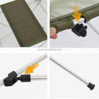 Meubles d'extérieur, table pliante de plage en aluminium ultralégère, petite, compacte, portable, table de camping en maille