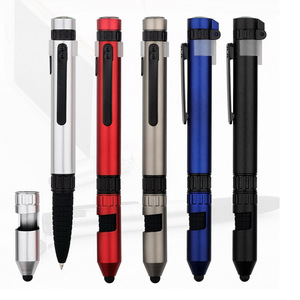 Bolígrafo Táctico Multiherramienta con LED, Lápiz Óptico, Brújula y Destornillador, Ideal para Supervivencia al Aire Libre, Regalos Tecnológicos y Promociones Corporativas - Product Image 2