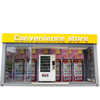 Conteneur de magasin de proximité en EPS à montage rapide, emballage plat de 20 pieds