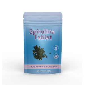 Tableta de espirulina de alta calidad, suplementos herbales, tabletas orgánicas de espirulina y Chlorella - Product Image 1