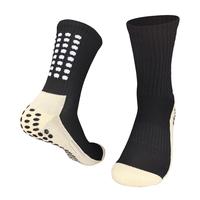 Chaussettes de football antidérapantes respirantes pour adultes, chaussettes de sport colorées anti-humidité, en promotion