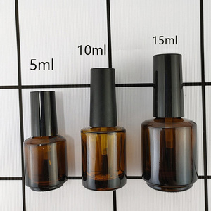 Botella <span class=keywords><strong>de</strong></span> esmalte <span class=keywords><strong>de</strong></span> uñas negro mate <span class=keywords><strong>de</strong></span> 15 ml, envase cosmético <span class=keywords><strong>de</strong></span> vidrio transparente con protección UV para decoración <span class=keywords><strong>de</strong></span> uñas - Product Image 5