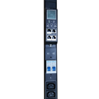 Télécommande IP verticale personnalisée 36 voies, intelligente, PDU 24wayC13 12c19, 63amp, 240V, 3 phases, échange chaude, gestion de réseau intelligente