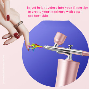 Pistolet aérographe électrique pour peinture acrylique, maquillage et ongles, kit aérographe stylo - Product Image 4