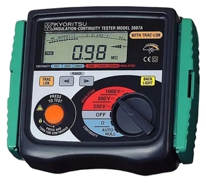 KYORITSU KEW3005A Digital Insulation Resistance Tester 250V/500V/1000V 1.5% Accuracy 0-600V AC Measuring <b>Range</b> - Product Image 3