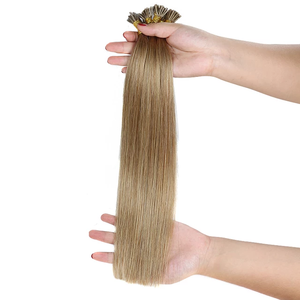 Extensions de cheveux à pointe en I en kératine double épaisseur Jasminebeauty, prix de gros, 100 % cheveux humains Remy #   Extensions de cheveux blondes glacées à pointe I - Product Image 4