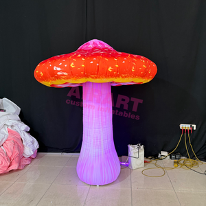 Ballon décoratif gonflable en forme de <span class=keywords><strong>champignon</strong></span> pour festival de musique, accessoires de scène gonflables, éclairage LED, <span class=keywords><strong>champignon</strong></span> gonflable - Product Image 4