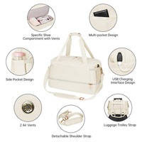 Nouvelle sacoche de sport tendance et pratique, grande capacité, sac de voyage USB personnalisable