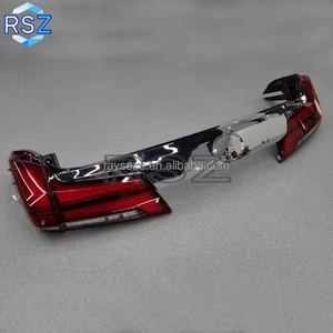 Rayseze อะไหล่รถยนต์สำหรับ2016 <span class=keywords><strong>Toyota</strong></span> <span class=keywords><strong>ALPHARD</strong></span> 30S 2018 2020 35S ไฟท้าย LED แบบปรับรุ่นโคมไฟหลังสีแดงฝาครอบหลัง - Product Image 4