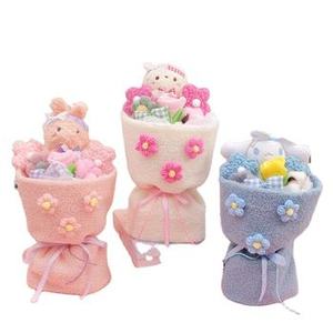 Luckykoo <span class=keywords><strong>Kawai</strong></span> <span class=keywords><strong>Anime</strong></span> Sanrios flor peluche juguete colgante flexible flor muñeca juguete niñas ramo regalo - Product Image 3