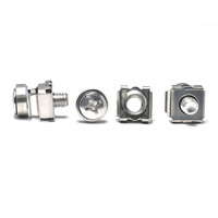 Kit de tornillos Phillips y tuercas de jaula de acero inoxidable duradero, tamaño métrico, antirust, disponible en todos los tamaños, para gabinetes de centros de datos