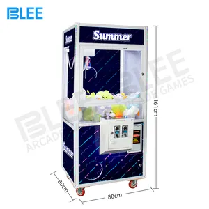 BLEE Günstige Kran Plüsch Spielzeug Puppe Klaue Gefüllte Spielzeug Spiel maschine Medium Claw Verkaufs automat Mit Bill Acceptor