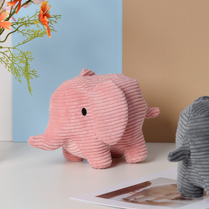 Bán buôn New Animal Elephant đồ chơi sang trọng tùy chỉnh vải to sợi đồ chơi sang trọng con chó OEM ODM - Product Image 6