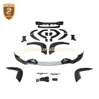 Bra-B Style Kit de carrosserie en Fiber de carbone sec pour Mercedes Benz GLS X166 diffuseur arrière aile de coffre pare-chocs avant lèvre roue sourcil Bodykit