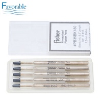 Stylos de mesure pour marqueurs de pêche, 3.5 pouces, 1.3mm, boule de couleur noire, adapté aux Machines de découpe Lectra