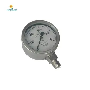 Đồng hồ đo áp suất thương mại kết nối đáy