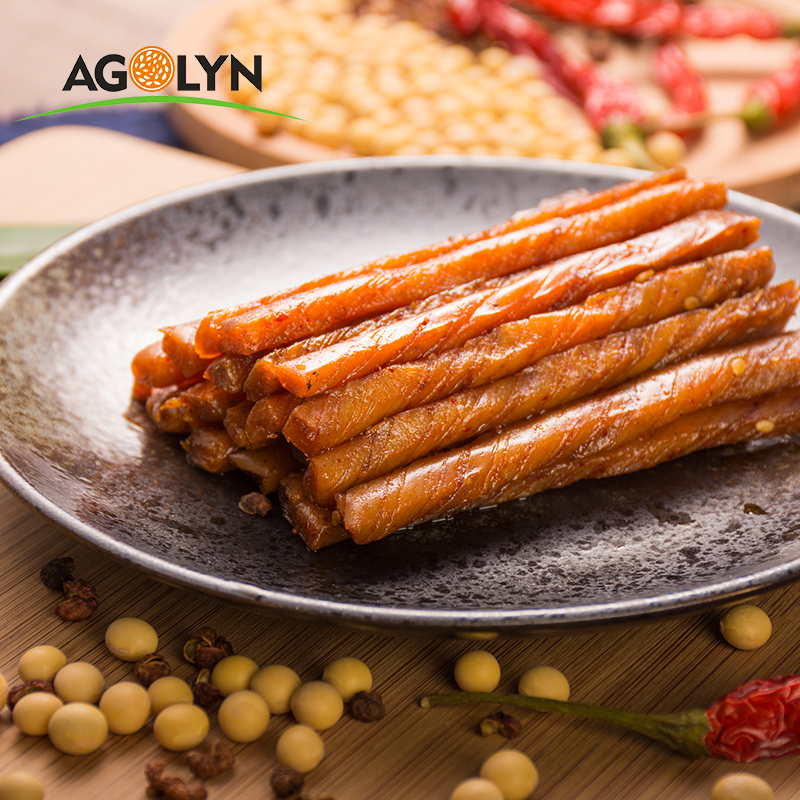 Оптовая продажа, знаменитая китайская Пряная соевая лента, закуска Yummy
