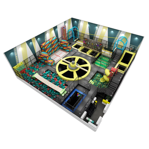 Nuevo Diseño de Parque de Trampolines Interior, Centro de Juegos Interactivo con Trampolines para Niños y Adultos, Capacidad Máxima 500 Personas - Product Image 3