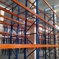 Étagères de stockage d'entrepôt en acier industriel personnalisées, rayonnages à palettes robustes