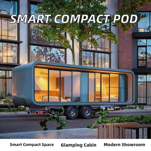 Cápsula Espacial Prefabricada Compacta Inteligente Apple Tiny House: Solución de Vivienda, Glamping Pod, Hotel, Villa, Tienda de Acero de 40 pies - Product Image 2