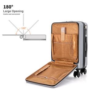 <span class=keywords><strong>Ensemble</strong></span> de valises de voyage personnalisées avec logo, multicolores, en ABS, avec roulettes pivotantes, fermeture éclair bon marché - Product Image 3