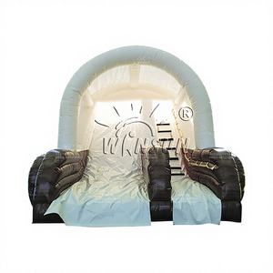 Castillo inflable comercial al aire libre Winsun con tobogán combinado para fiestas y entretenimiento en el patio de recreo - Product Image 1