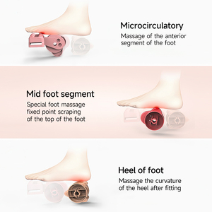Venta caliente pies Shiatsu aumenta el flujo sanguíneo pies terapia vibratoria shiatsu pantorrilla máquina masajeadora de pies con calor - Product Image 4