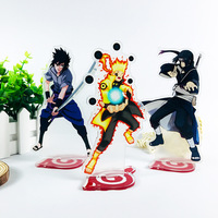 Aangepaste Anime Japanse Ninja Acryl Stand Action Figure Sasuke Kakashi Model Plaat Decoratie Speelgoed Gift