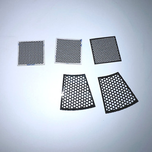 Plastic <b>Speaker</b> Grille Black Perforated Mesh With Adhesive Backing For <b>Audio</b> Equipment - Product Image 4