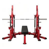 Machine à flexions de jambes réglable professionnelle BJ6005 avec pile de poids de 150 kg pour l'entraînement en salle de sport