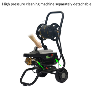 SPS 2-In-1 2.2kw 150bar 2100psi Commercial Hand Push Type High Cleaning Machine Portable Cold Water <b>Car</b> - Product Image 2