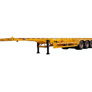 Semi-remorque squelette économique à 3 essieux, très demandée sur le marché africain, avec suspension robuste pour le <span class=keywords><strong>transport</strong></span> de marchandises local en Afrique - Product Image 4
