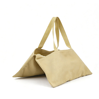 Sac de pique-nique spacieux en toile avec logo personnalisé, sac de transport fonctionnel pour ustensiles de cuisine d'extérieur