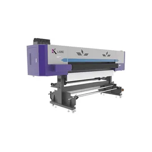 Printer i3200 kepala hibrida UV, akurasi tinggi 1.8m untuk spanduk jaring vinil papan PVC mesin cetak format besar