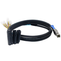 Câble externe Mini SAS HD SFF-8644 vers 4 x 29 broches SAS SFF-8482