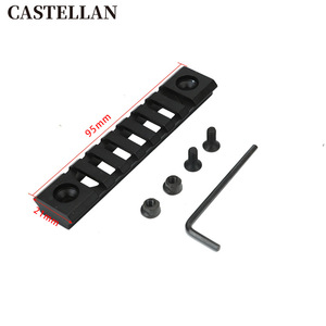 Tira de soporte <span class=keywords><strong>Keymod</strong></span> hueco de 21mm para soporte <span class=keywords><strong>Keymod</strong></span> rieles huecos y miras accesorios de caza superiores - Product Image 2