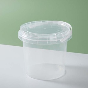Nhựa pails với xử lý thực phẩm lưu trữ container với nắp dễ dàng tái sử dụng bao bì nhựa - Product Image 2