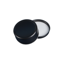 Pot cosmétique en aluminium argenté mat avec couvercle à vis, boîte ronde vide pour baume à lèvres, crème pour le visage, OEM, marque privée, vente en gros
