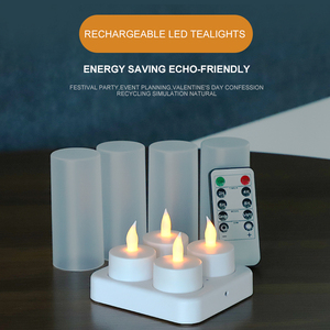ชุดเทียนไฟ LED แบบชาร์จไฟได้จำนวน4ชิ้น - Product Image 2